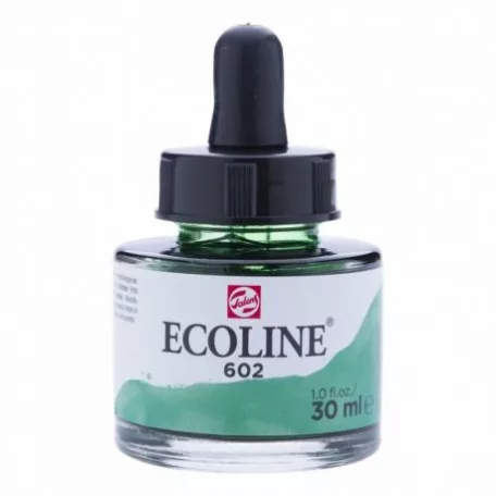 Akvarellfesték koncentrátum 602, Talens Ecoline Liquid Watercolour  / Deep Green -  (30 ml)
