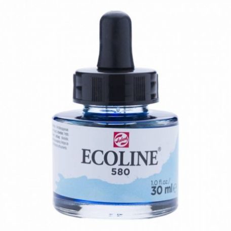 Akvarellfesték koncentrátum 580, Talens Ecoline Liquid Watercolour  / Pastel Blue -  (30 ml)