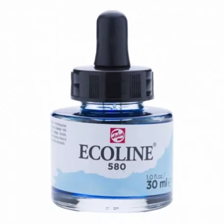 Akvarellfesték koncentrátum 580, Talens Ecoline Liquid Watercolour  / Pastel Blue -  (30 ml)