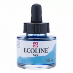   Akvarellfesték koncentrátum 522, Talens Ecoline Liquid Watercolour  / Turquoise Blue -  (30 ml)