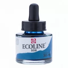   Akvarellfesték koncentrátum 508, Talens Ecoline Liquid Watercolour  / Prussian Blue -  (30 ml)