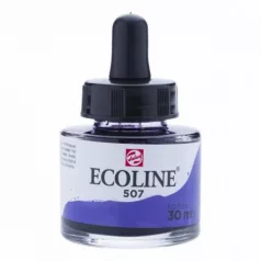   Akvarellfesték koncentrátum 507, Talens Ecoline Liquid Watercolour  / Ultramarine Violet  -  (30 ml)