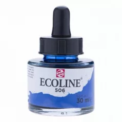   Akvarellfesték koncentrátum 506, Talens Ecoline Liquid Watercolour  / Ultramarine Deep  -  (30 ml)
