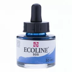   Akvarellfesték koncentrátum 505, Talens Ecoline Liquid Watercolour  / Ultramarine Light -  (30 ml)