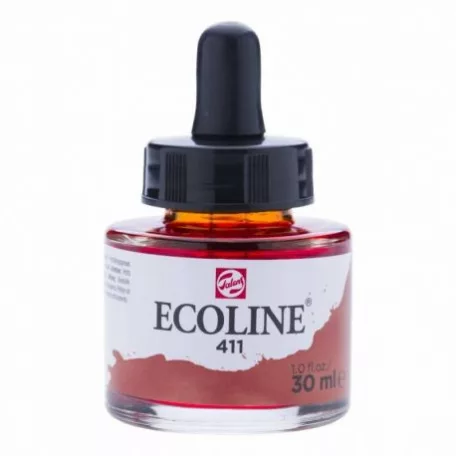 Akvarellfesték koncentrátum 411, Talens Ecoline Liquid Watercolour  / Burnt Sienna -  (30 ml)