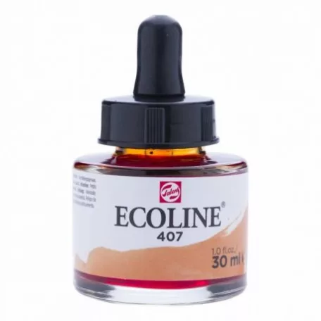 Akvarellfesték koncentrátum 407, Talens Ecoline Liquid Watercolour  / Deep Ochre -  (30 ml)