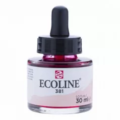   Akvarellfesték koncentrátum 381, Talens Ecoline Liquid Watercolour  / Pastel Red -  (30 ml)