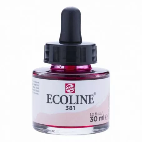 Akvarellfesték koncentrátum 381, Talens Ecoline Liquid Watercolour  / Pastel Red -  (30 ml)