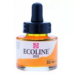   Akvarellfesték koncentrátum 202, Talens Ecoline Liquid Watercolour  / Dark Yellow -  (30 ml)