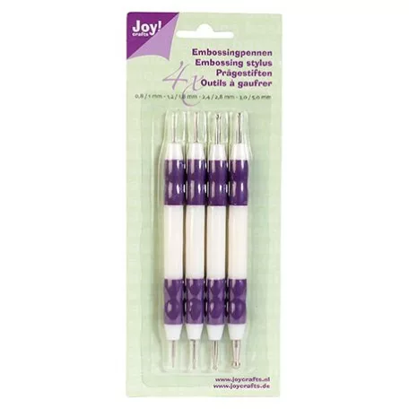 Virág formázó / pontozó eszköz , Embossing pens  (4 db)