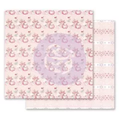   Scrapbook papír 12", Prima Marketing Santa Baby / Warm & Cozy  -  (1 ív)