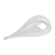 Műanyag dísz , Transparente Plastic / 11 cm - Csepp (2 db)