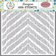 Stencil 6", Our House / Distressed Chevron (1 db)