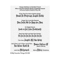   Szilikonbélyegző CS-354, Clear Stamps / Sassy Pants Holiday -  (1 csomag)