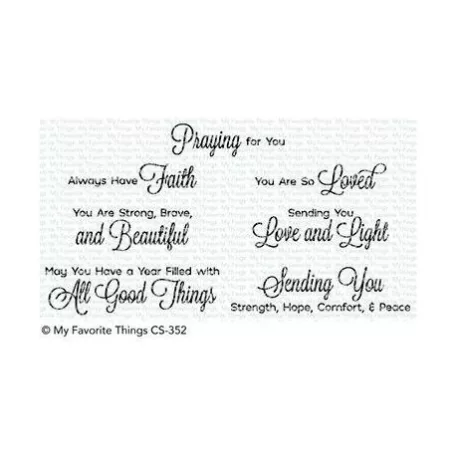 Szilikonbélyegző CS-352, Clear Stamps / Beautiful Blessings 2 -  (1 csomag)