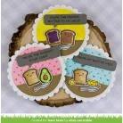 Vágósablon LF1830, Custom Craft Die / Polka Heart Backdrop: Landscape (1 csomag)