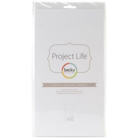 Album lapvédő, Project Life Photo Pocket Pages / Design H -  (12 db)