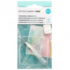   Csere tű és befűző tű, We R Memory Keepers Stitch happy pen / Threader & needle refil (3 db)