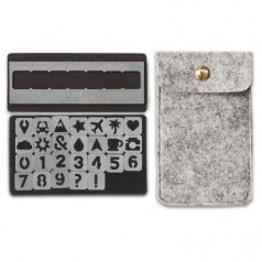   Mágneses stencil, We R Memory Keepers JOURNAL STUDIO  / Magnetic stencils symbols (1 db)