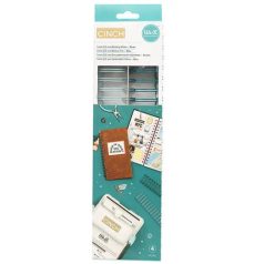   We R Makers Fém albumspirál 1" - 2,54 cm Kék / Blue - Cinch Binding wires (4 db)