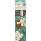 We R Makers Fém albumspirál 1" - 2,54 cm Fekete és Fehér / Black and White - Cinch Binding wires (4 db)