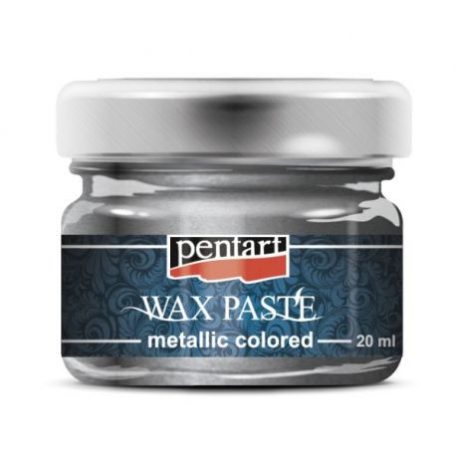 Metál színű viaszpaszták , Metallic Wax Paste / Grafit -  (20 ml)