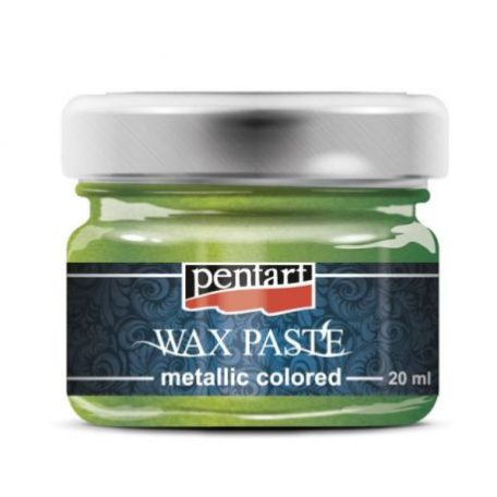 Metál színű viaszpaszták , Metallic Wax Paste / Metálzöld -  (20 ml)