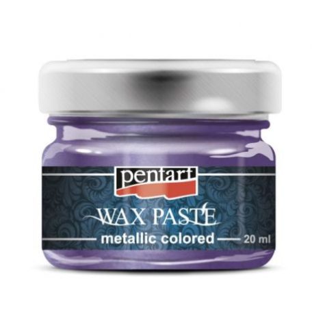 Metál színű viaszpaszták , Metallic Wax Paste / Metállila -  (20 ml)