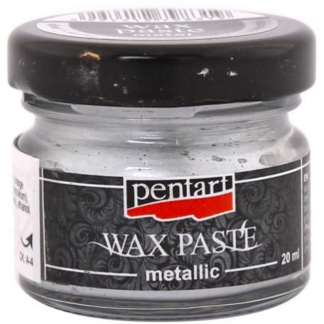 Metál viaszpaszták , Metallic Wax Paste / Ezüst -  (20 ml)