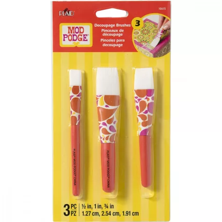 Ecset készlet , Mod Podge / Decoupage brushes -  (3 db)