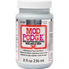   Mod Podge ® Mega Glitter CS17293, Mod Podge / Silver - Intenzív csillogás (236 ml)