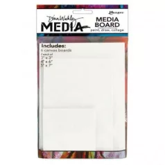   Media board , Dina Wakley MEDIA / 3"x3" / 4"*6" / 5"* 7" -  (6 db)