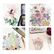   Art Philosophy akvarell festék készlet - Vintage Pastels - Watercolor Confections (12 szín)