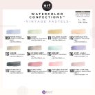 Art Philosophy akvarell festék készlet - Vintage Pastels - Watercolor Confections (12 szín)