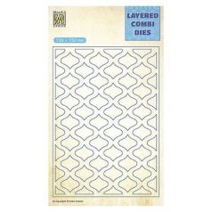   Vágósablon LCDE001, Layered Combi Dies / Eastern oval Layer A -  (1 db)