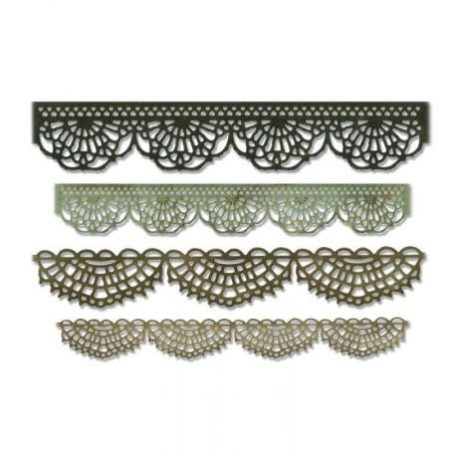 Vágósablon 664178, Sizzix Thinlits / Crochet - Tim Holtz (1 csomag)