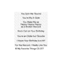   Szilikonbélyegző CS-377, Clear Stamps / For the Record  -  (1 csomag)