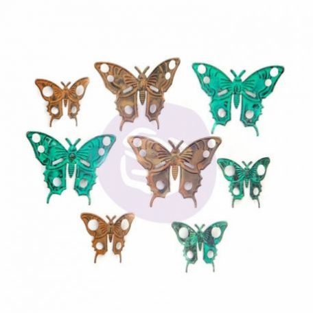 Fém díszítőelem , Prima Marketing Mechanicals  / Scrapyard Butterflies -  (1 csomag)