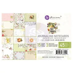   Komment kártya , Prima Marketing Fruit Paradise / 4x6 Journaling Cards -  (45 lap)