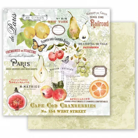 Scrapbook papír 12", Prima Marketing Fruit Paradise / The Special -  (1 ív)
