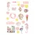 Díszítőelem , Prima Marketing Golden Coast / Puffy Stickers (1 csomag)