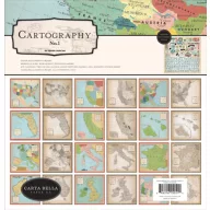   Carta Bella Papírkészlet 12"(30cm) Cartography No.1 / Collection Kit (1 csomag)