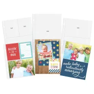   Simple Stories Albumtasak 6x8" Sn@p! - Sn@p! Pocket Pages Multi Pack (12 db)