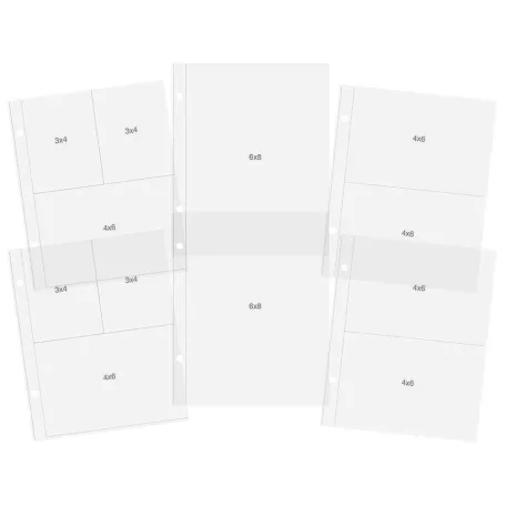 Albumtasak 6x8" Sn@p! Simple Stories Pocket Pages / Multi Pack (12 db)