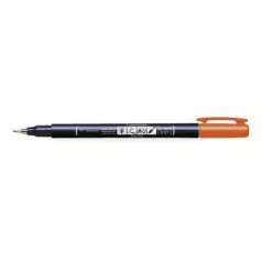   Színes ecsetfilc - Kemény hegyű , Tombow Brush pen Fudenosuke / Orange  - Narancs (1 db)