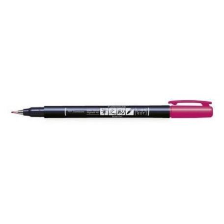 Színes ecsetfilc - Kemény hegyű , Tombow Brush pen Fudenosuke / Pink - Rózsaszín (1 db)