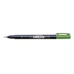   Színes ecsetfilc - Kemény hegyű , Tombow Brush pen Fudenosuke / Green - Zöld (1 db)
