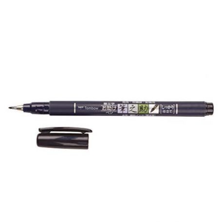 Tombow Fudenosuke ecsetfilc Ecsetfilc - Puha hegyű Black - Fekete (1 db)