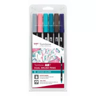   Tombow ABT Dual Brush Pen Kéthegyű filctoll készlet - Vintage Colours (6 db)