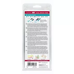   Tombow ABT Dual Brush Pen Kéthegyű filctoll készlet - Vintage Colours (6 db)